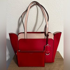 Kate Spade New York Magnolia Street Double Pocket Top Zip Tote
